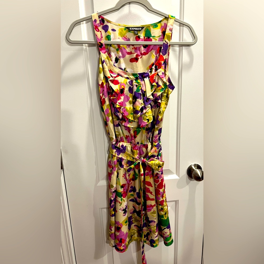 Express Floral Mini Dress